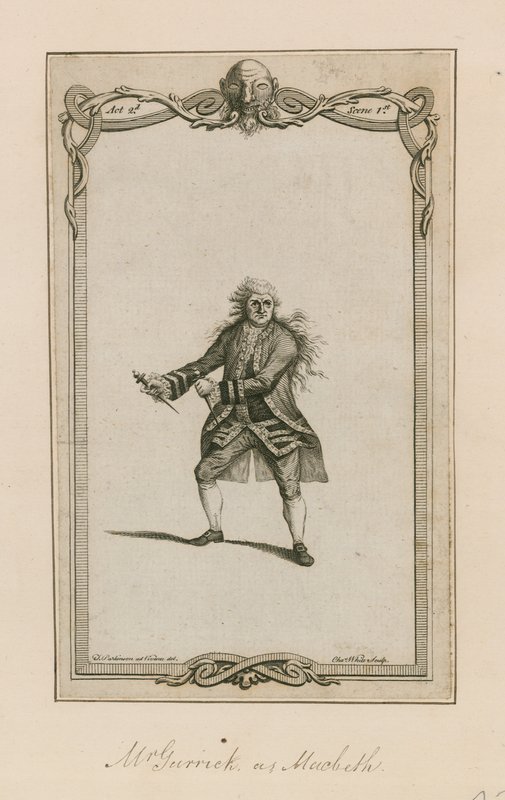 M. Garrick en Macbeth - English School