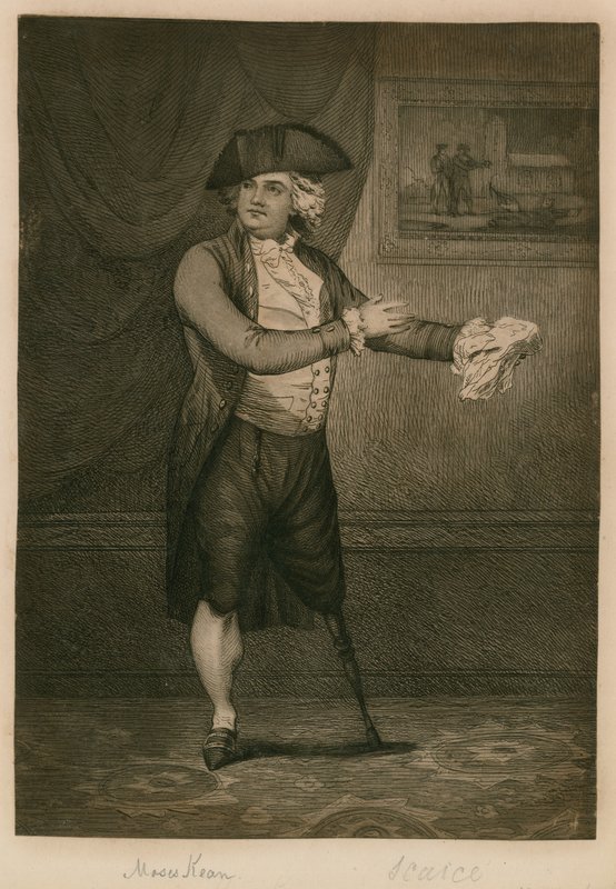 M. Moses Keans imitation de Hamlet de Henderson - English School