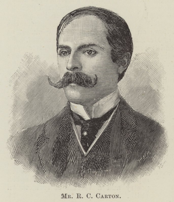 M. R C Carton (gravure) - English School