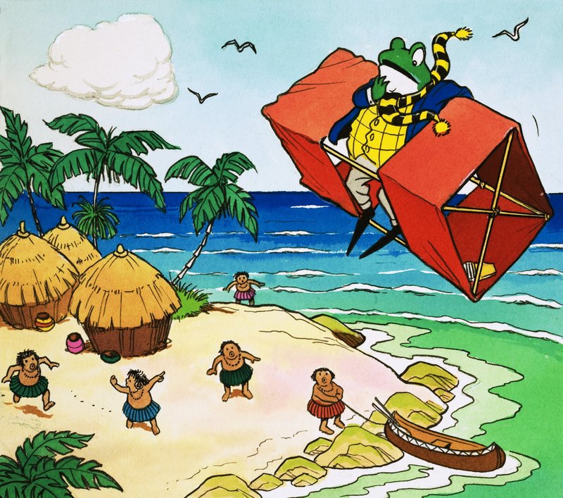 Monsieur Crapaud dans un cerf-volant - English School