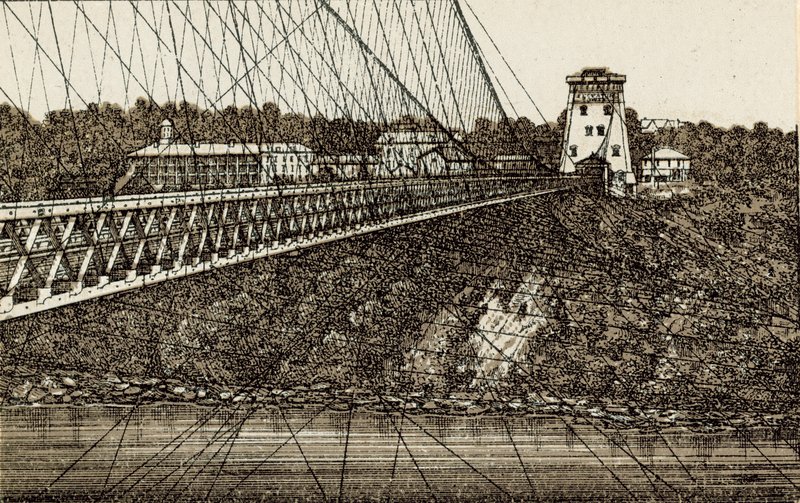 Nouveau pont suspendu - English School