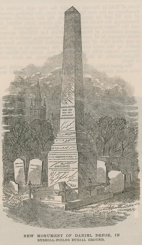 Nouveau monument de Daniel Defoe - English School