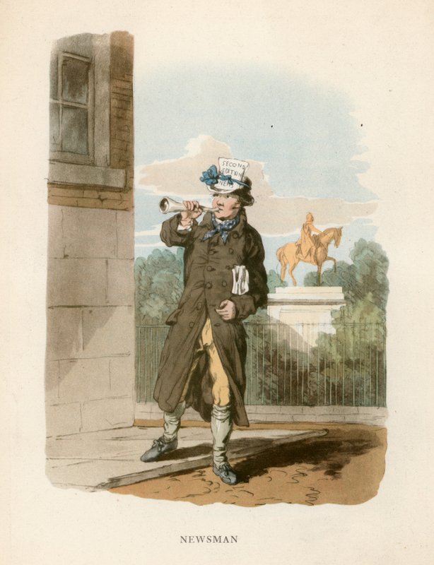 Vendeur de journaux - English School