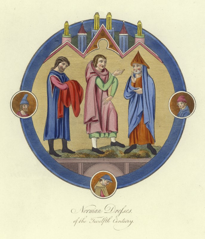 Vêtements normands du XIIe siècle - English School