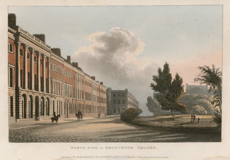 Côté nord de Grosvenor Square - English School