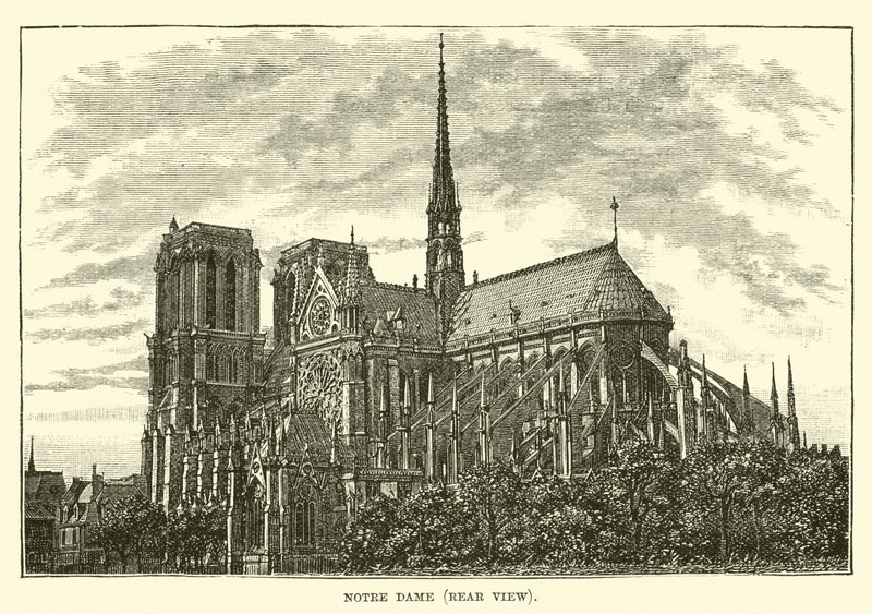 Notre-Dame, vue arrière - English School