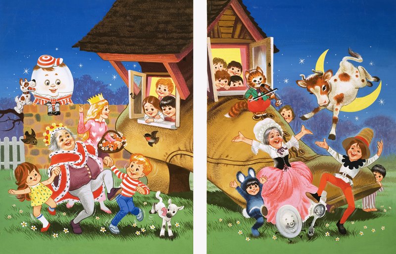 Personnages de comptines - English School