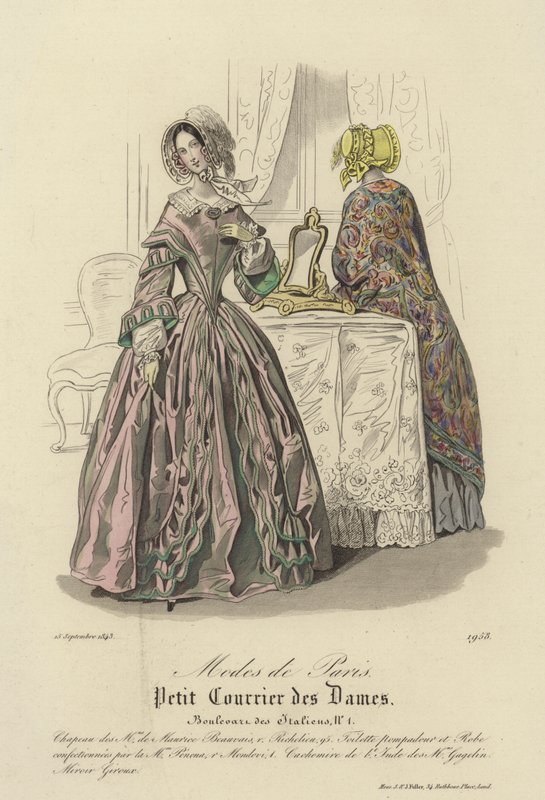 Modes de Paris, 1843 - English School