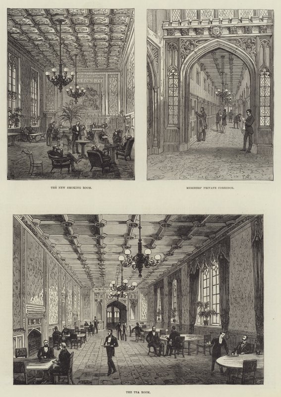 Procédure parlementaire (gravure) - English School