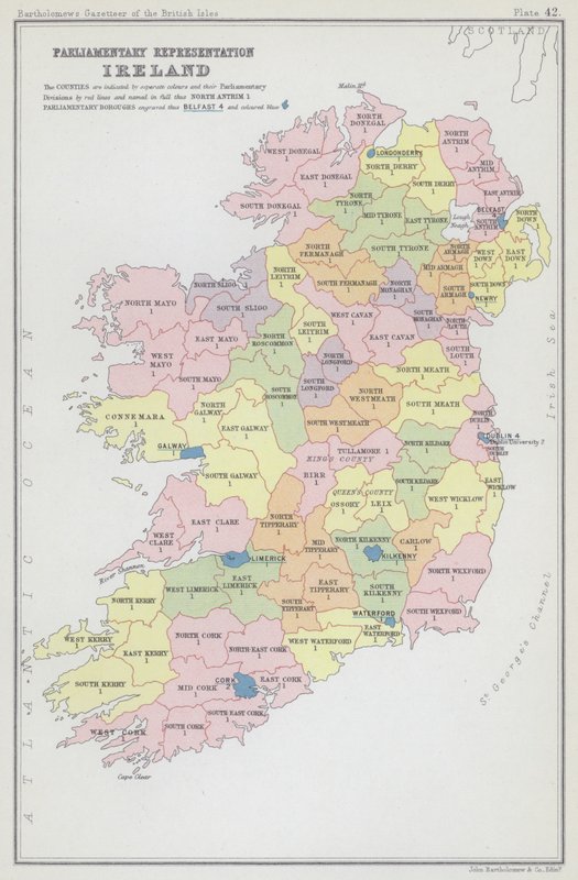 Représentation parlementaire, Irlande - English School