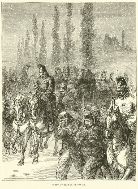 Groupe de prisonniers français, janvier 1871 - English School