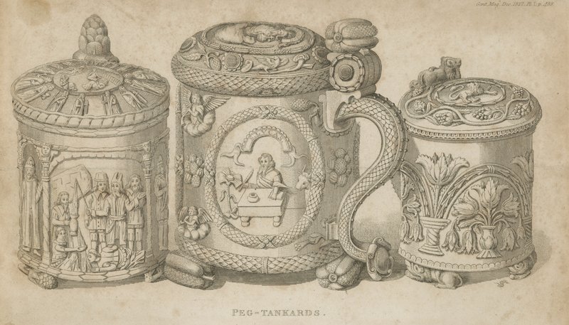 Peg Tankards - English School