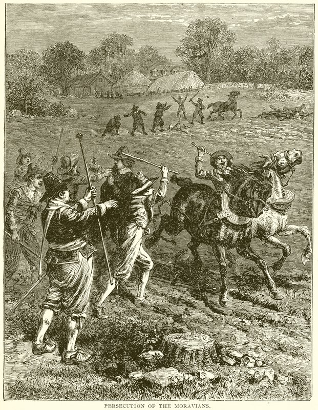 Persécution des Moraves - English School