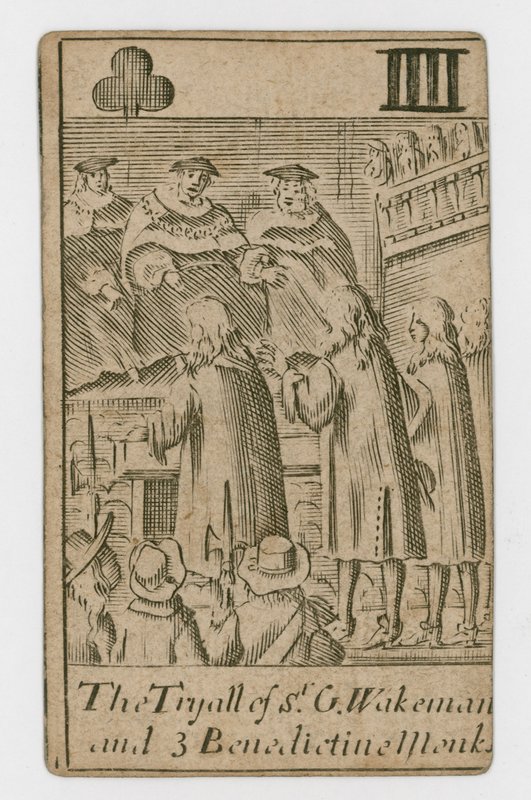 Carte à jouer du complot papiste - English School