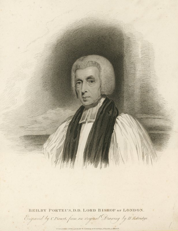 Portrait de Beilby Porteus - English School