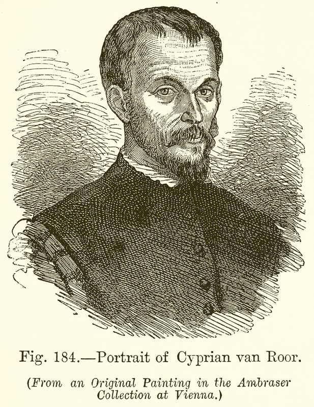 Portrait de Cyprian Van Roor - English School