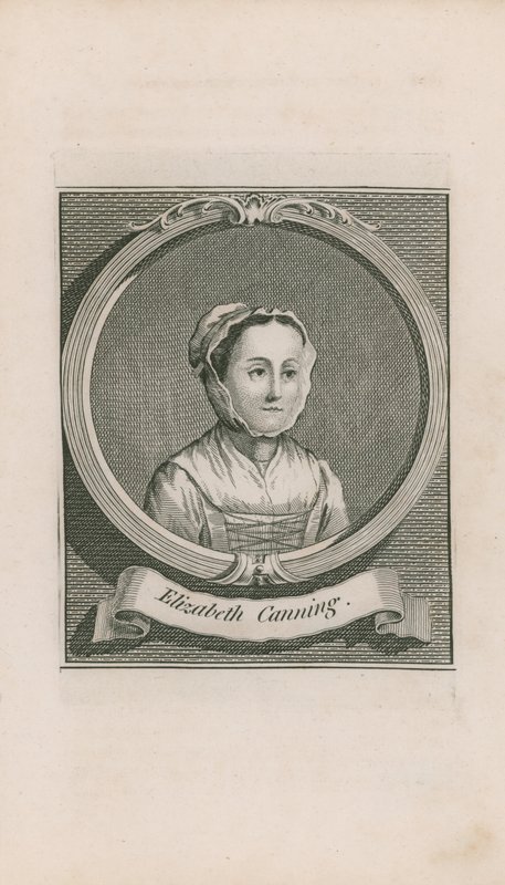 Portrait de Elizabeth Canning - English School