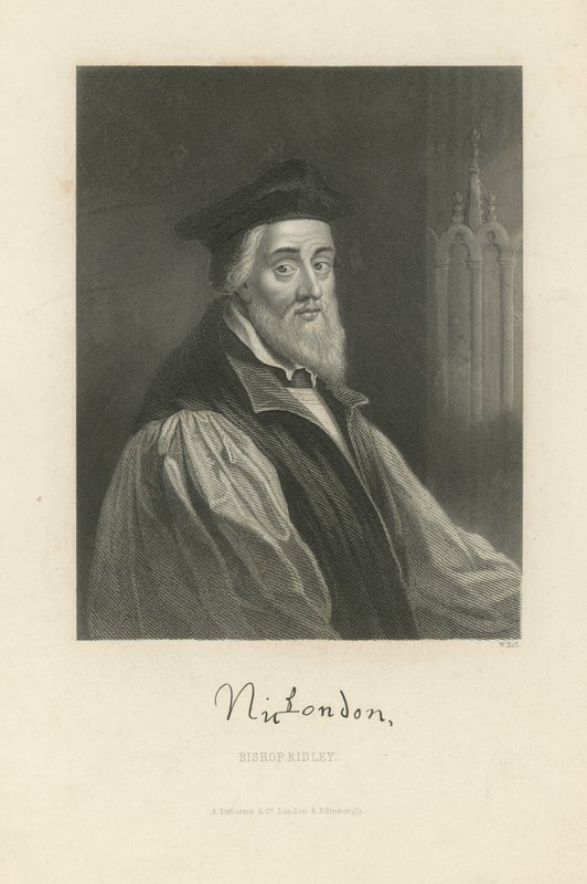 Portrait de Nicholas Ridley - English School