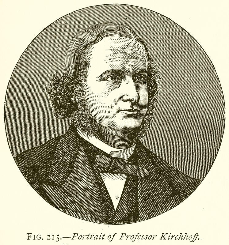 Portrait du professeur Kirchhoff - English School