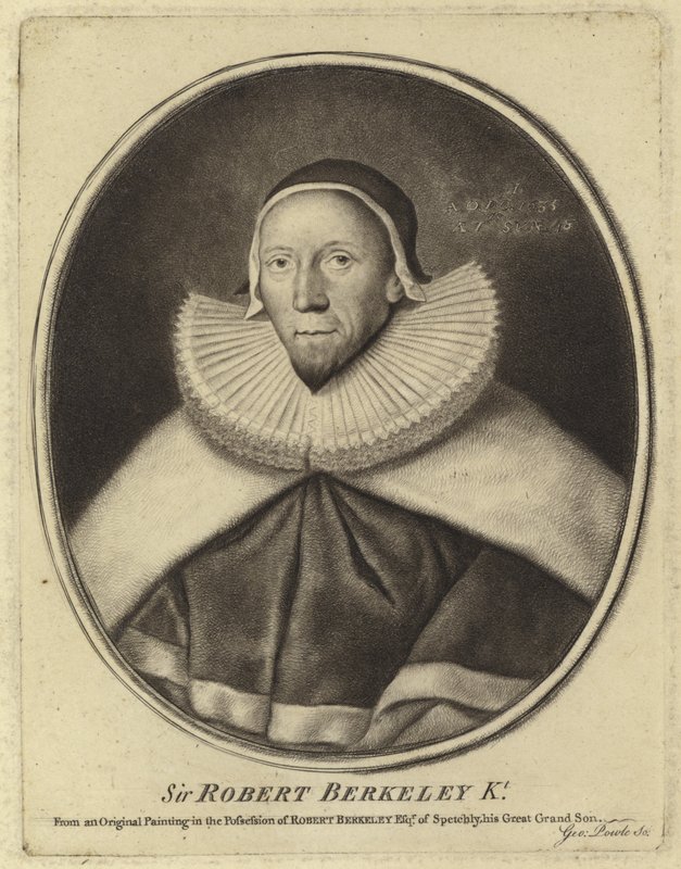 Portrait de Sir Robert Berkeley - English School