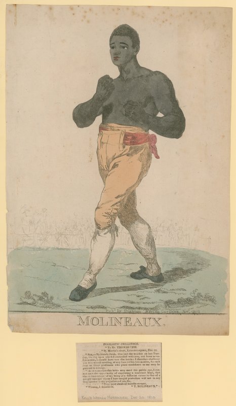 Portrait de Tom Molineaux - English School
