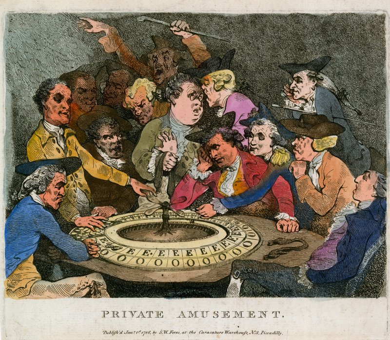 Divertissement privé. Jeu de hasard - English School