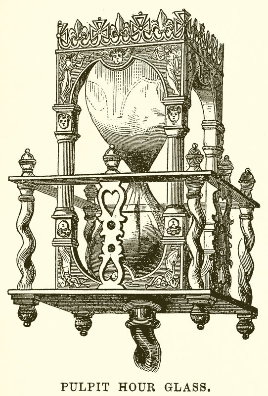 Sablier de chaire - English School