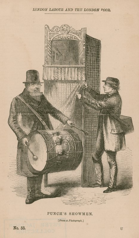 Les montreurs de Punch - English School