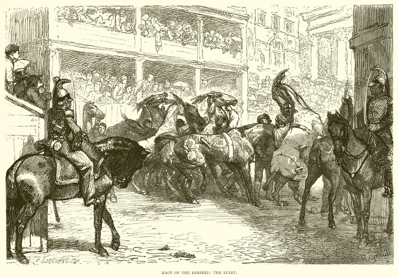 Course des Barberi : Le départ - English School