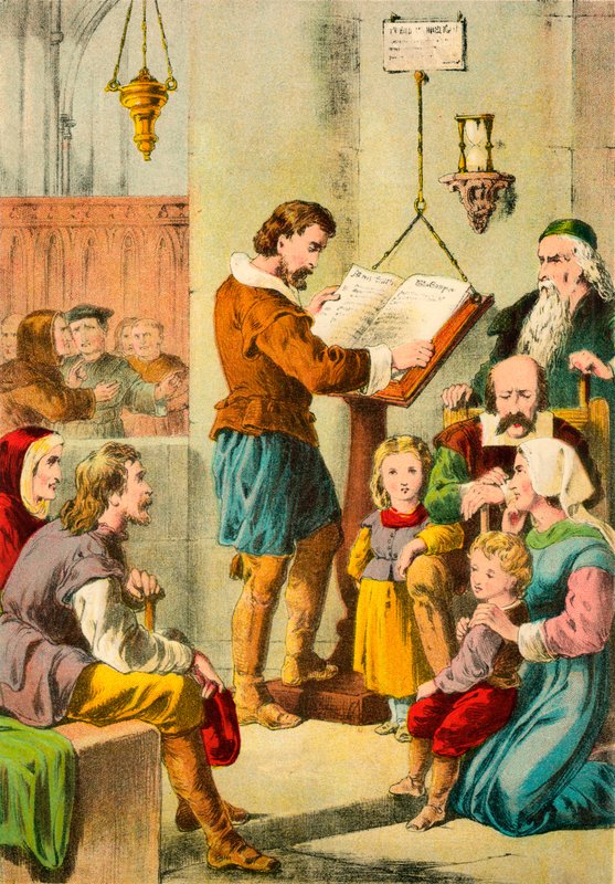 Lecture de la Bible à St Pauls - English School