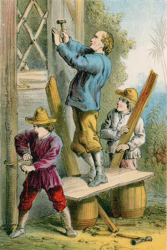 Réparation du nid de faucon - English School