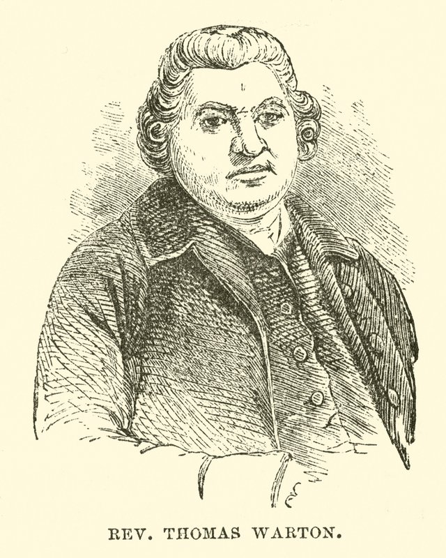 Révérend Thomas Warton (gravure) - English School