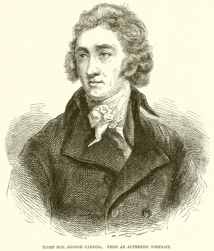 Le très honorable George Canning - English School