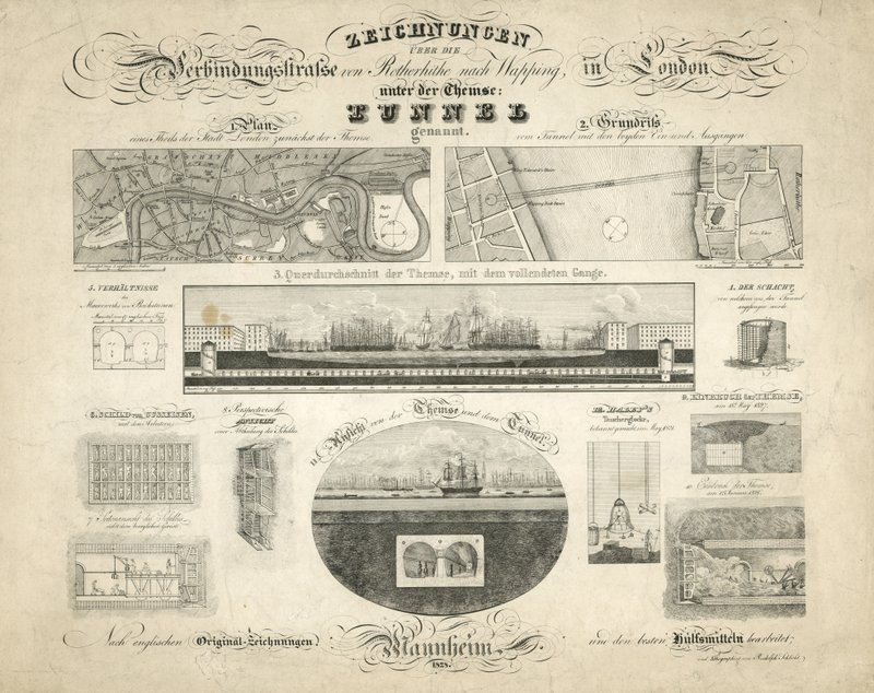 Tunnel de la Tamise à Rotherhithe Wapping - English School
