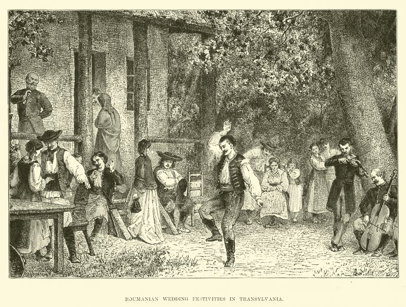 Festivités de mariage roumaines en Transylvanie - English School