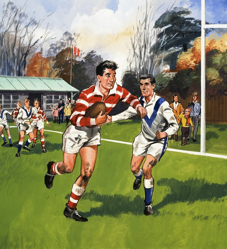 Joueurs de rugby - English School