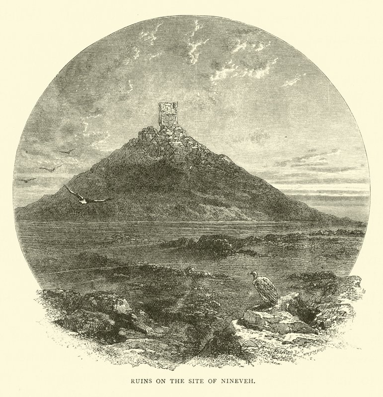 Ruines sur le site de Ninive - English School