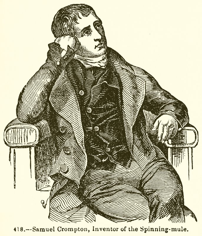 Samuel Crompton, inventeur de la mule-jenny - English School