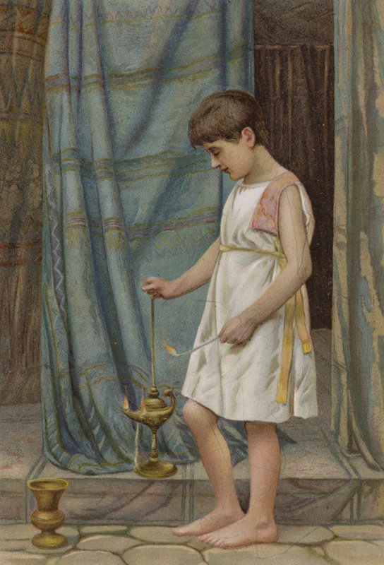 Samuel dans le temple - English School