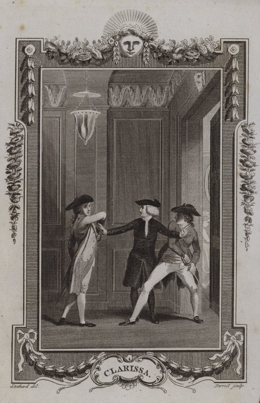 Scène de Clarissa, par Samuel Richardson - English School