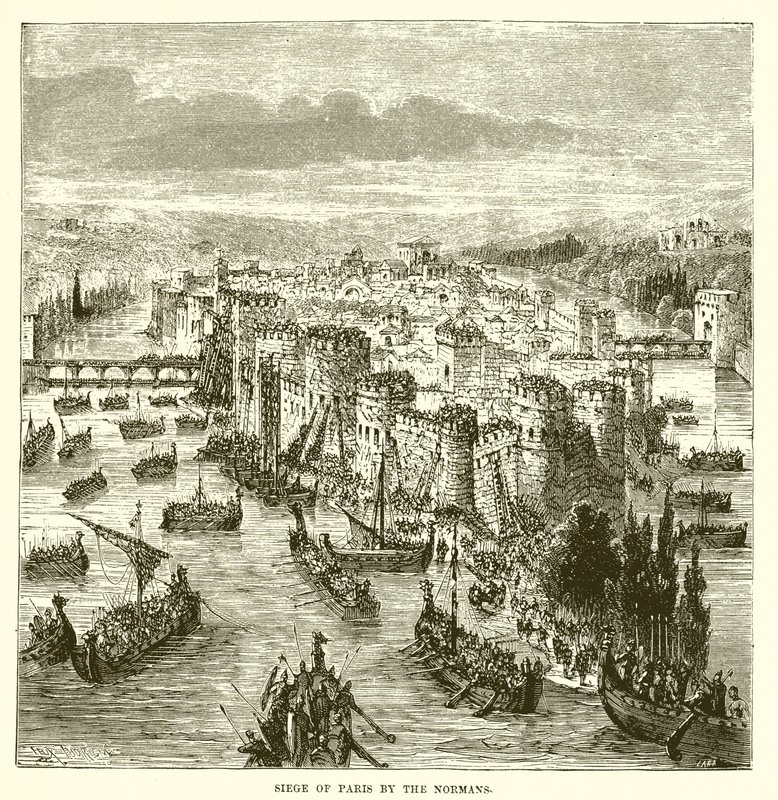 Siège de Paris par les Normands - English School
