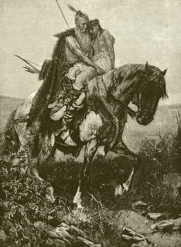 Sigurd avec le corps du roi Harold - English School