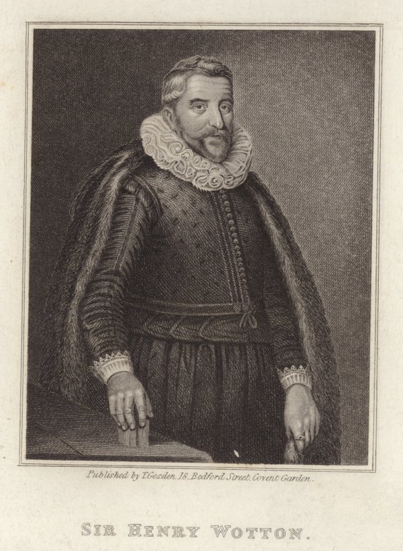Sir Henry Wotton, diplomate et politicien anglais - English School