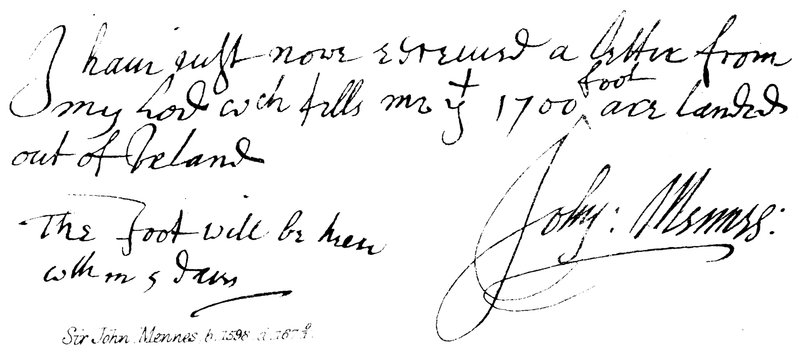 Sir John Mennes, né en 1598, mort en 16701 - English School