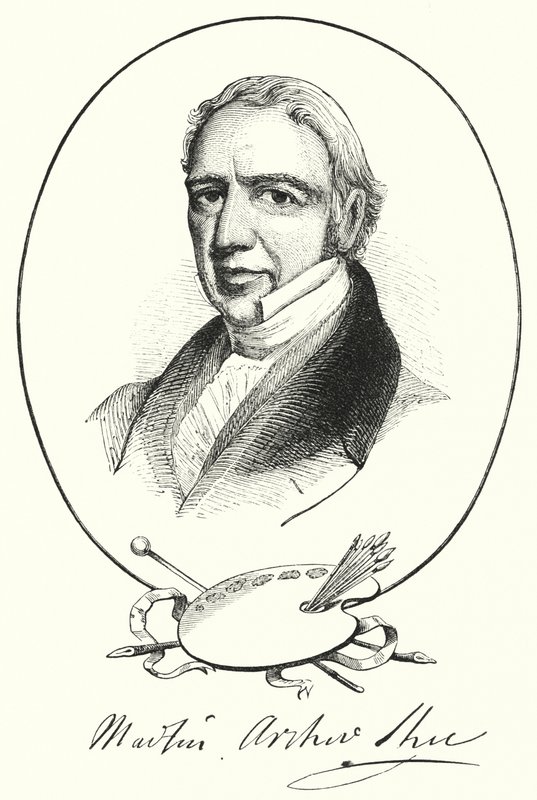 Sir Martin Archer Shee (gravure) - English School