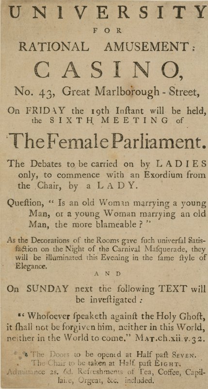 Sixième réunion du Parlement féminin - English School