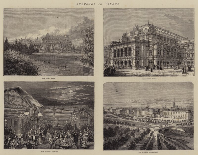 Croquis à Vienne - English School