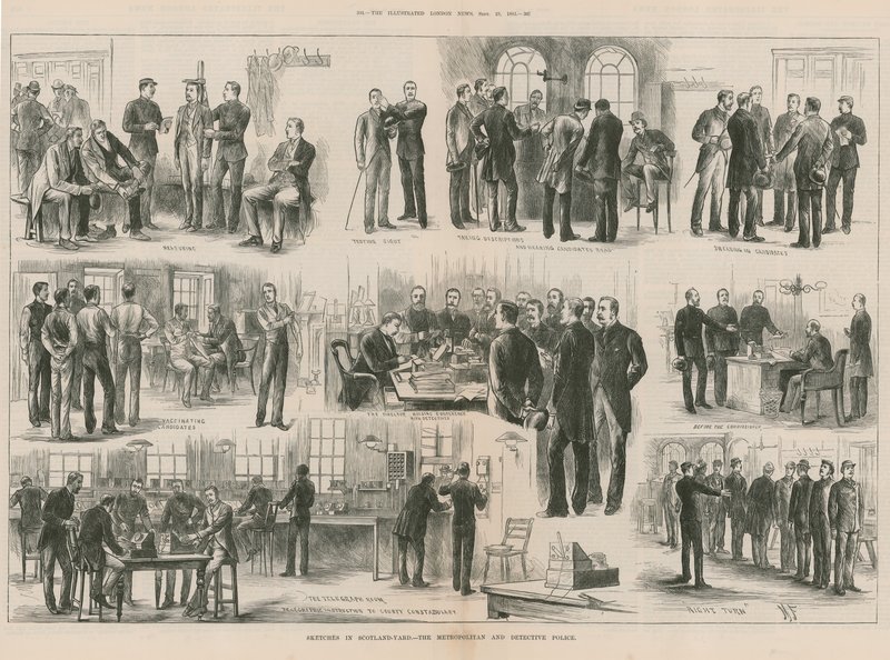 Croquis à Scotland Yard - English School