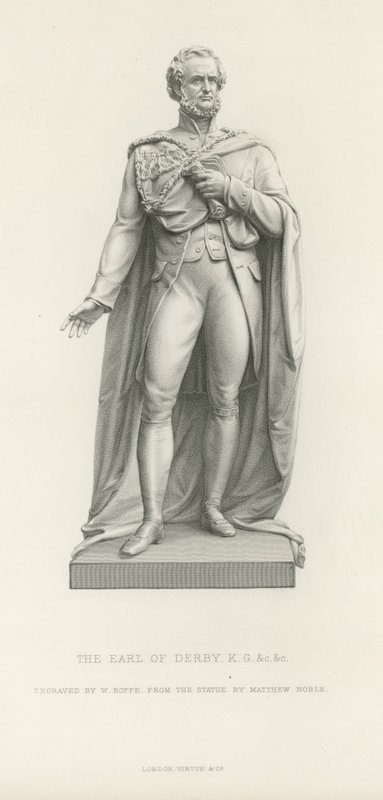 Statue du comte de Derby - English School