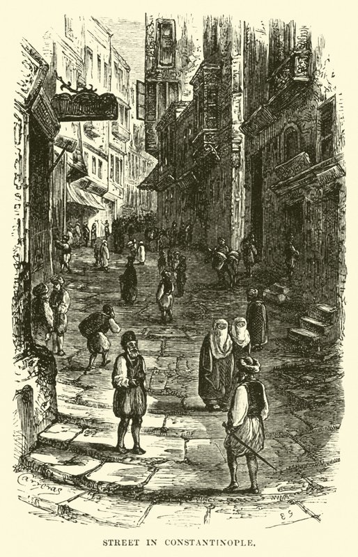 Rue à Constantinople - English School